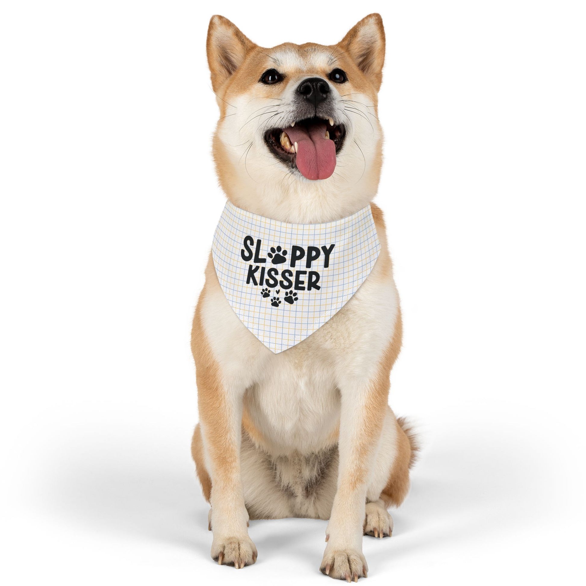 Sloppy Kisser Pet Bandana Collar - Canvasses