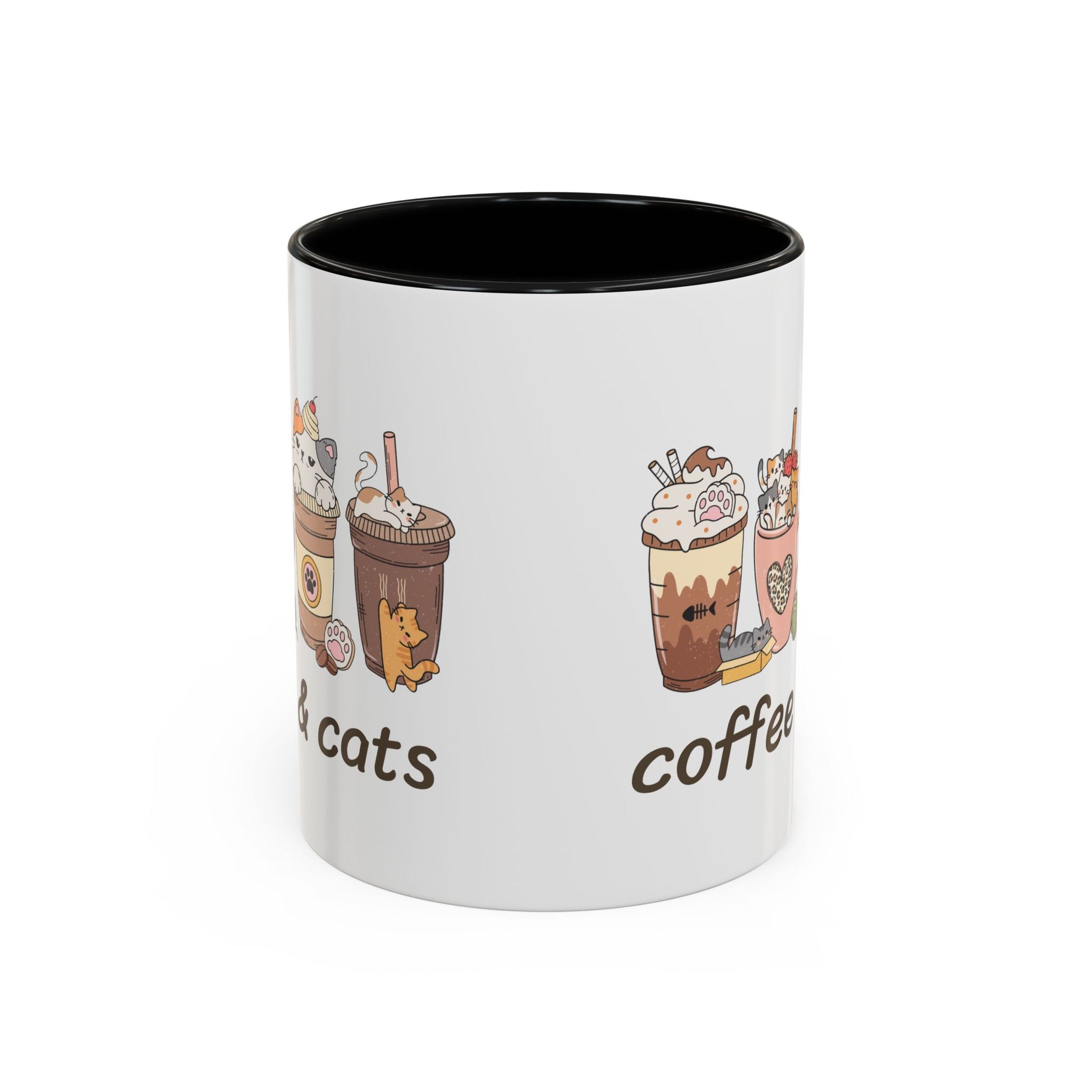 Coffee & Cats Accent Mug - Canvasses