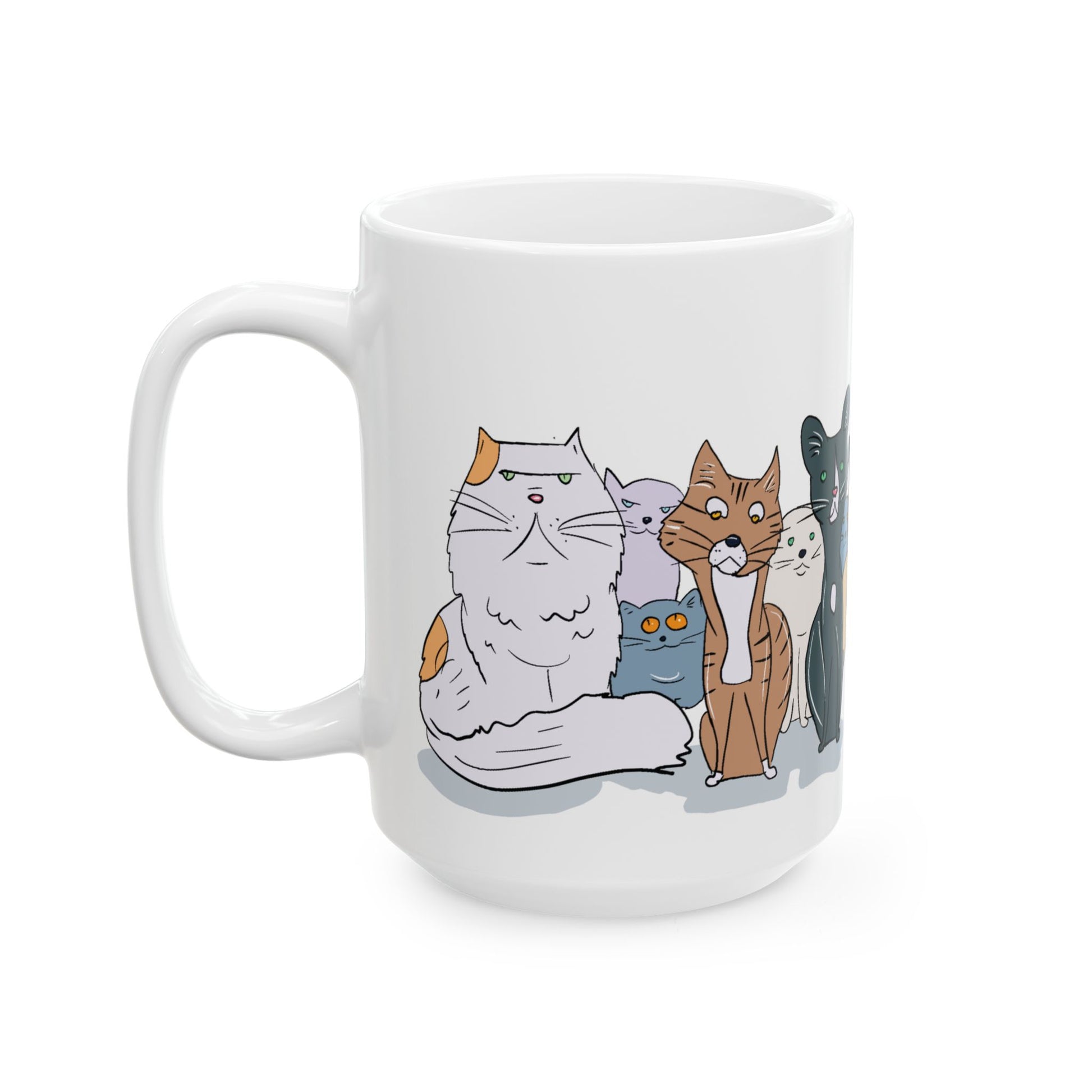 Cat Family Coffee Mug - Canvasses