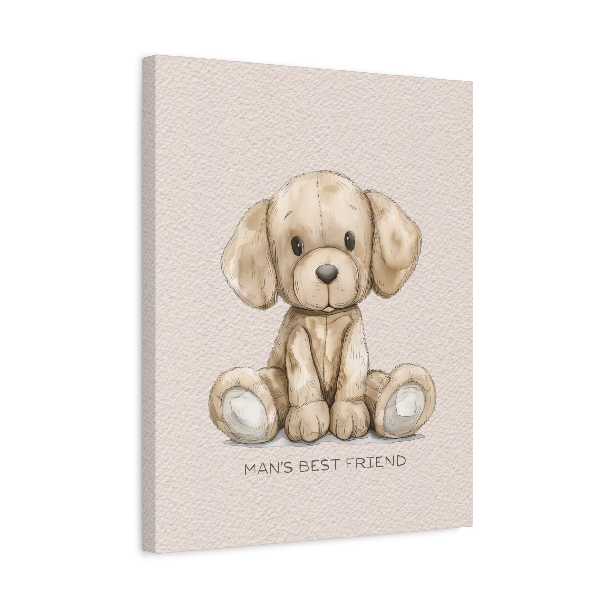 Man's Best Friend Canvas Wall Art Vertical - Canvasses