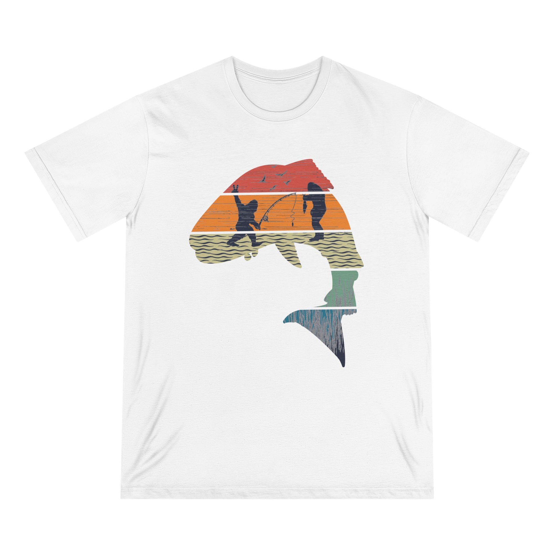 Fish Sasquatch Men 100% Organic Cotton Staple T-Shirt - Canvasses