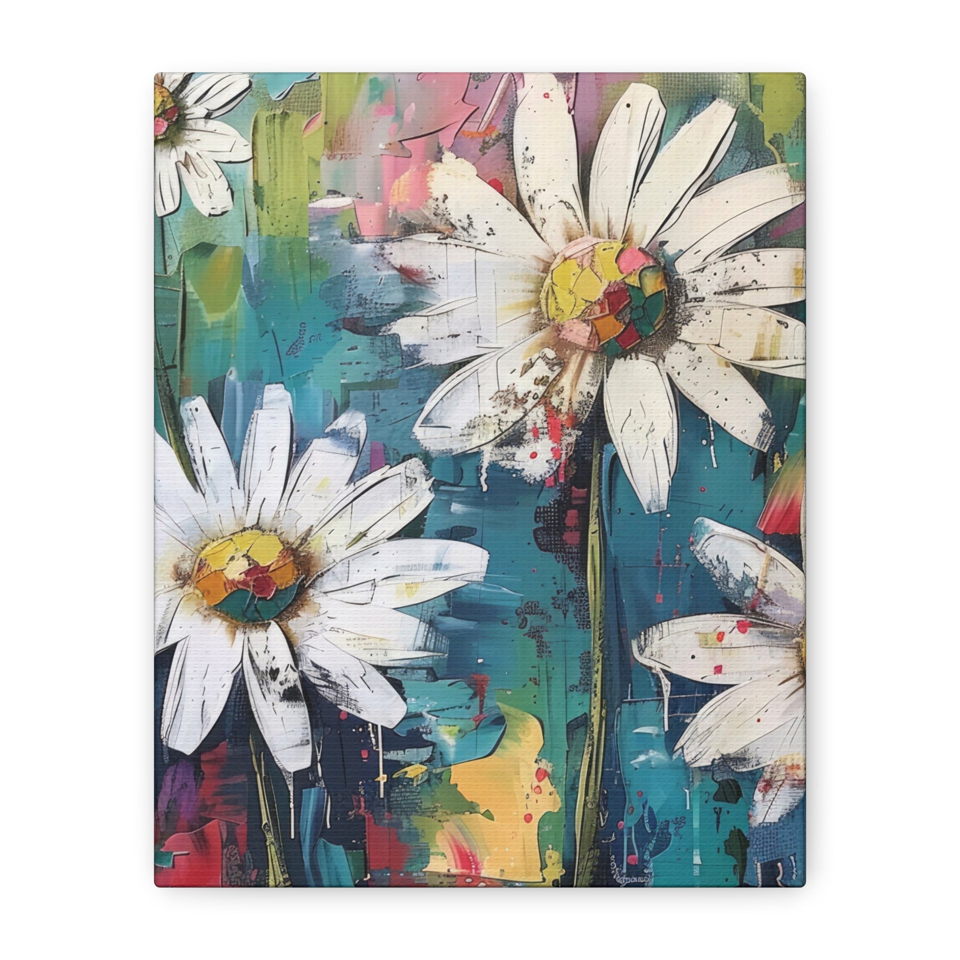 Daisy Daydreams Canvas Wall Art Vertical - Canvasses