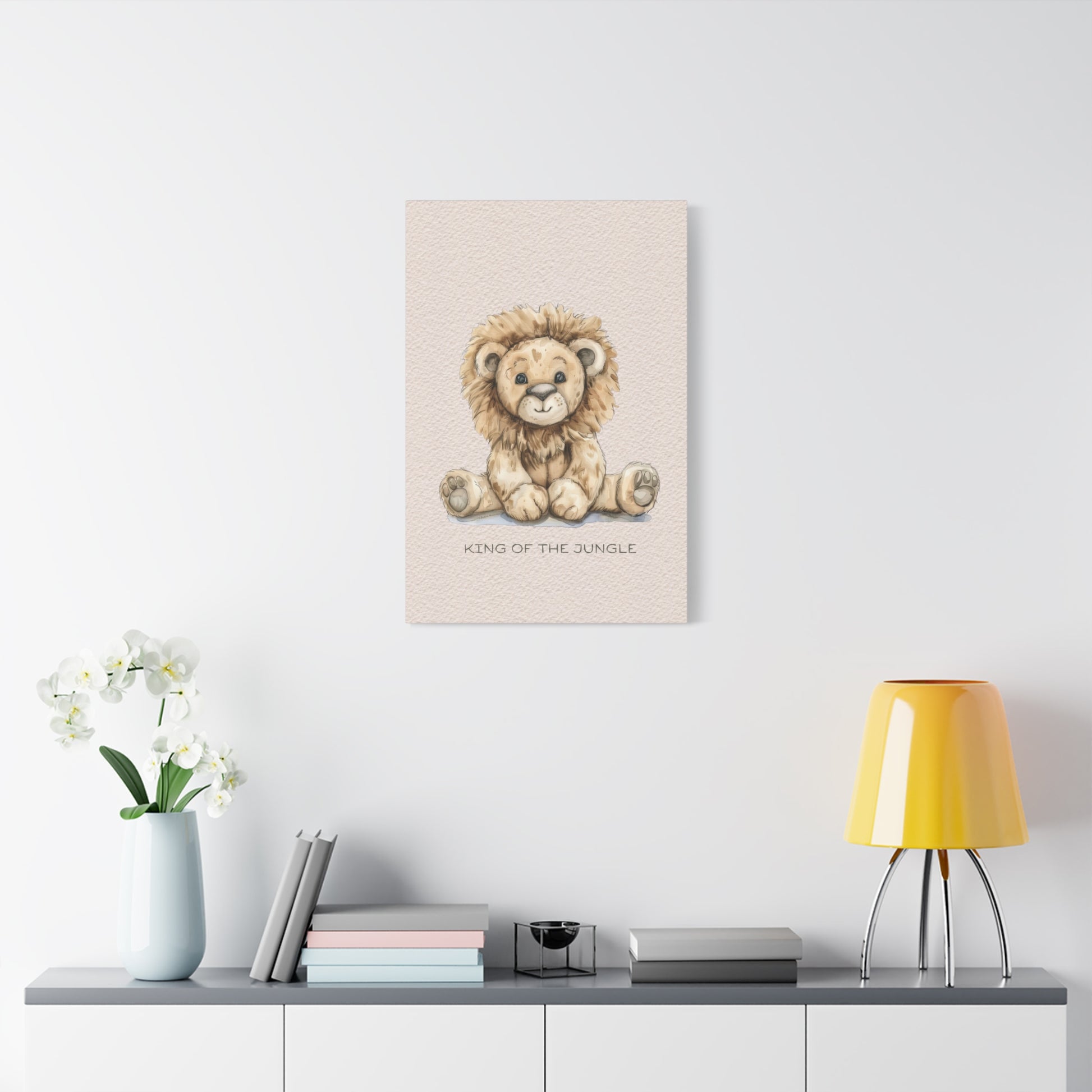 King of the Jungle Canvas Wall Art Vertical - Canvasses
