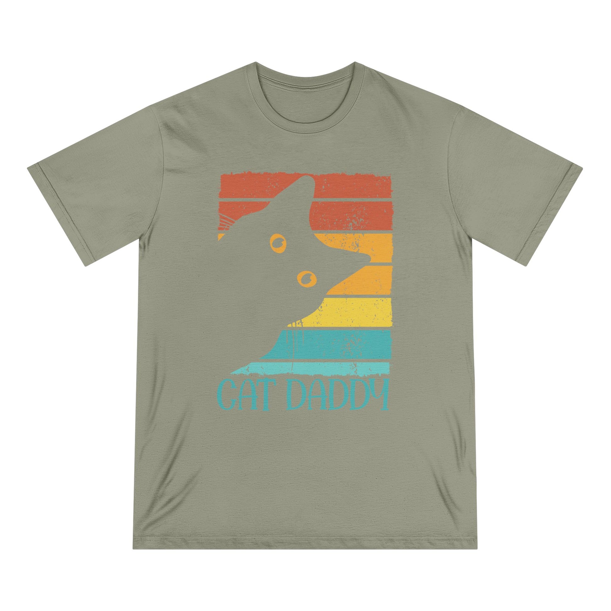 Cat Daddy Men 100% Organic Cotton Staple T-Shirt - Canvasses