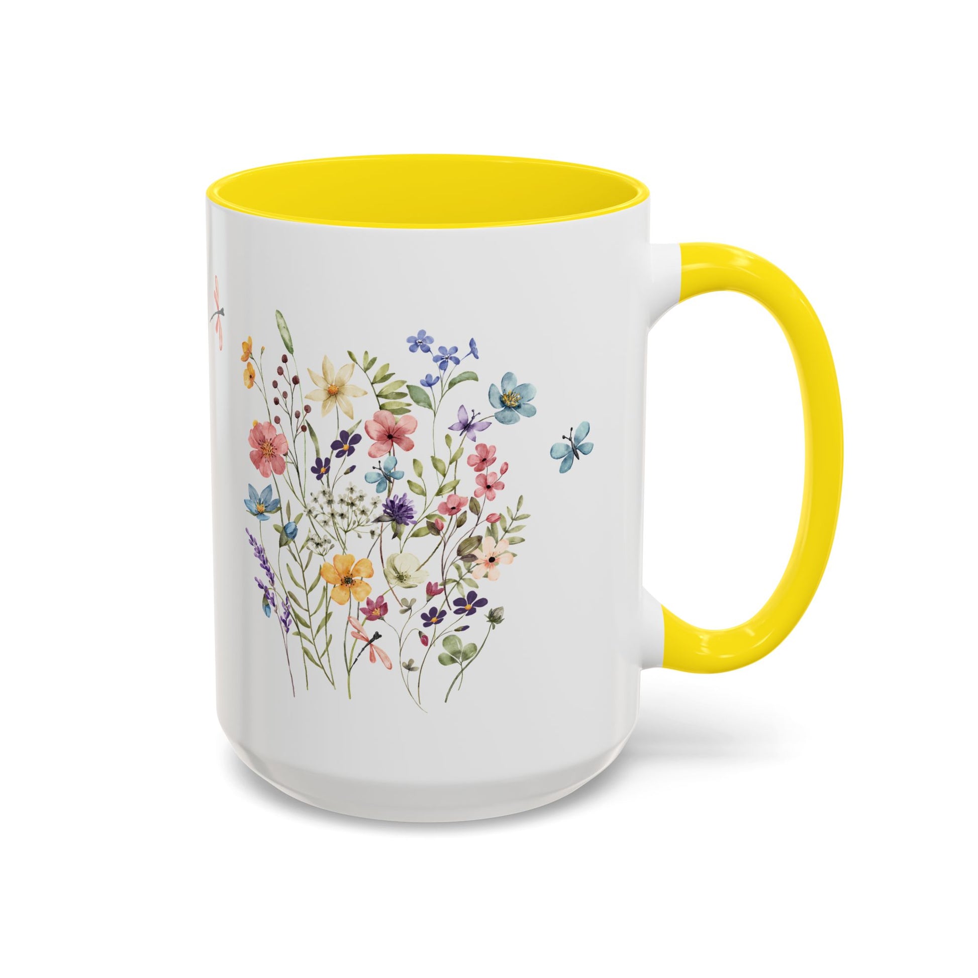 Wildflower Mix Accent Mug - Canvasses