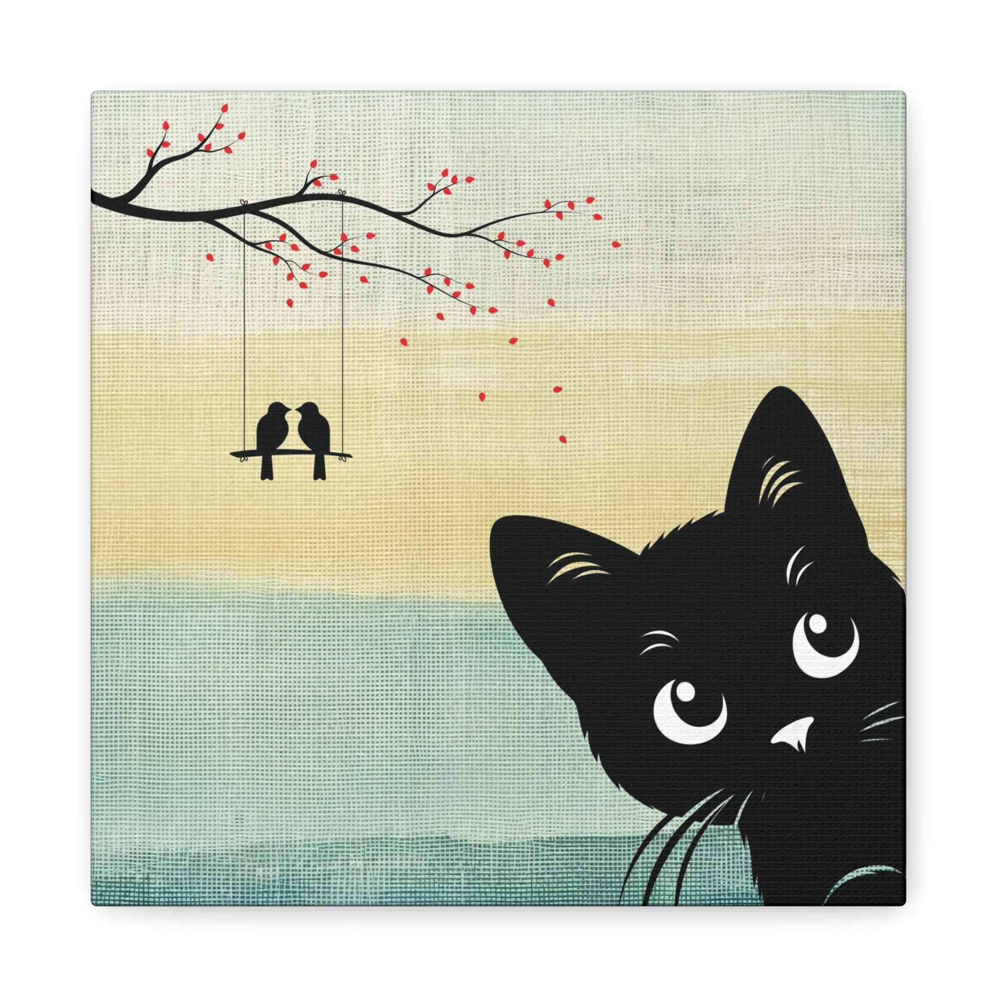 Peekaboo Canvas Wall Art Square - Canvasses