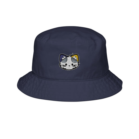 Calico Munchkin Embroidery Bucket Hat
