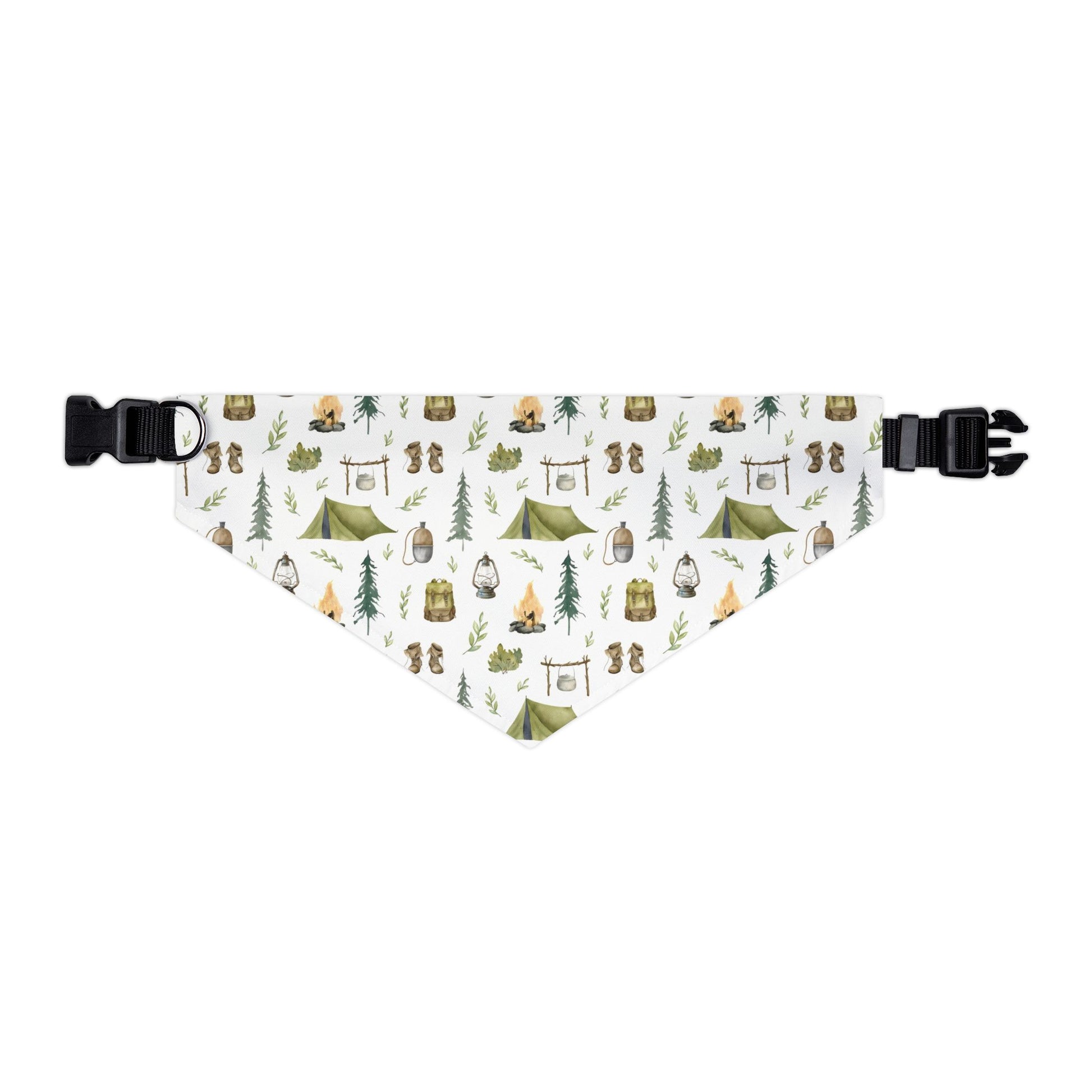 Camping Gear Pet Bandana Collar - Canvasses