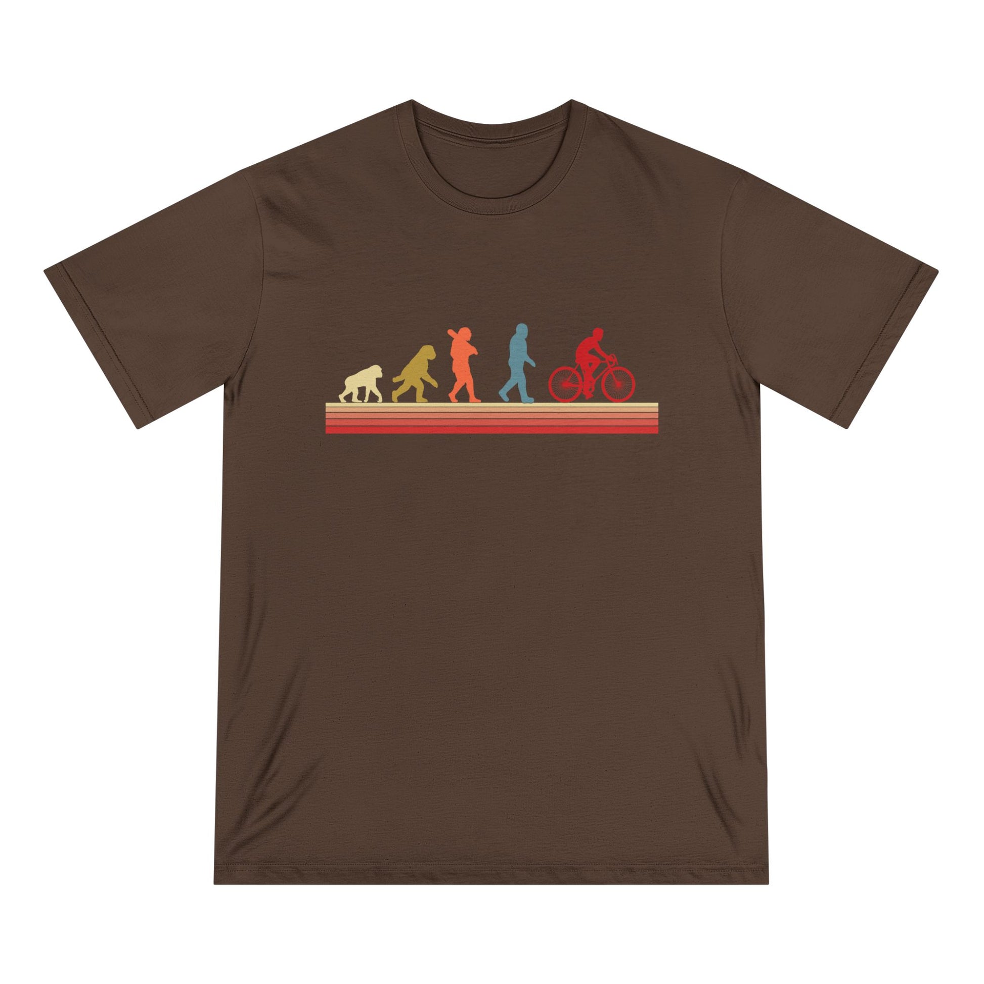 Cycling Evolution Men 100% Organic Cotton Staple T-Shirt - Canvasses