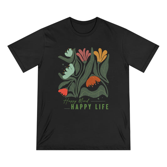 Boho Happy Life Women 100% Organic Cotton T-Shirt - Canvasses
