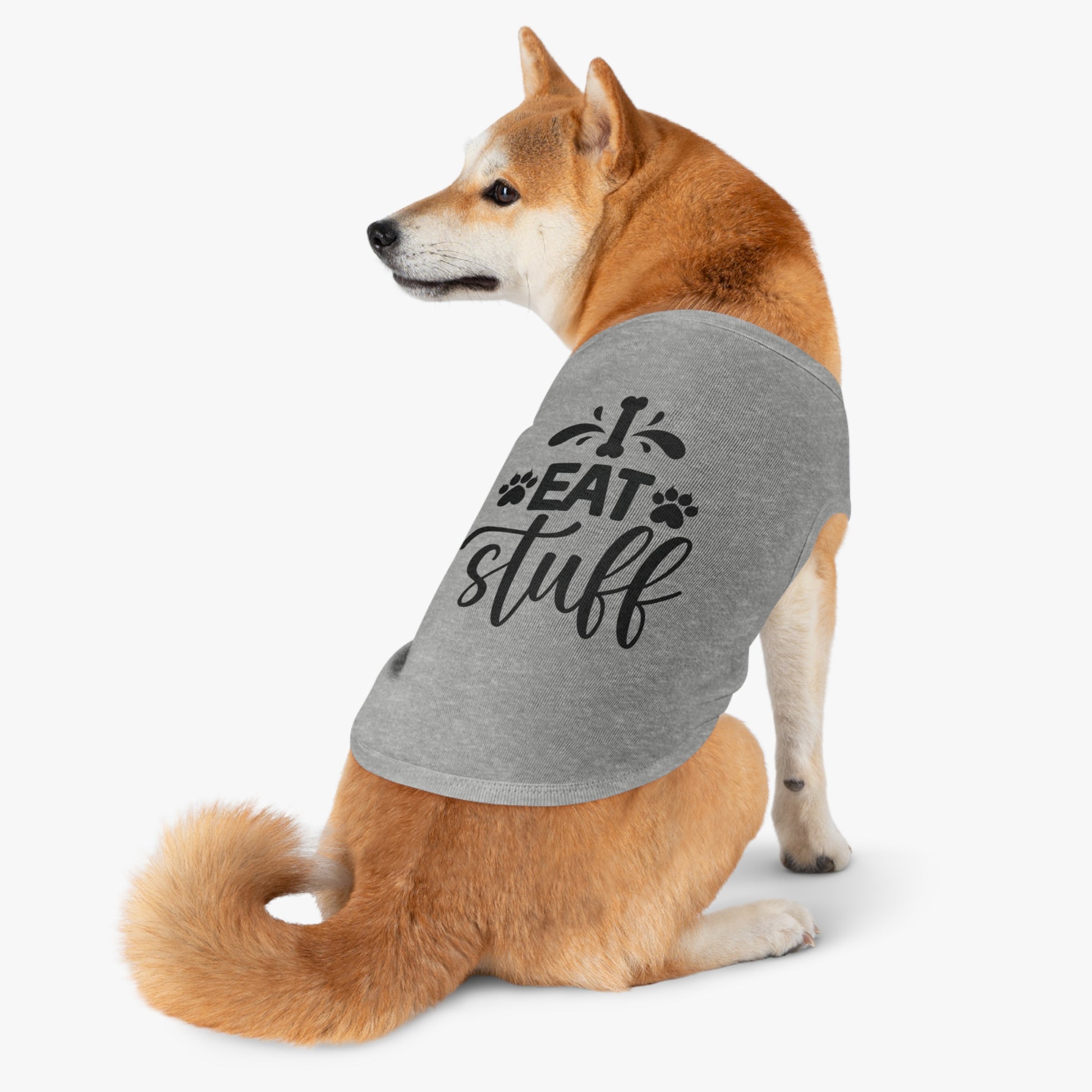 I Eat Stuff Pet Tank Top - Canvasses