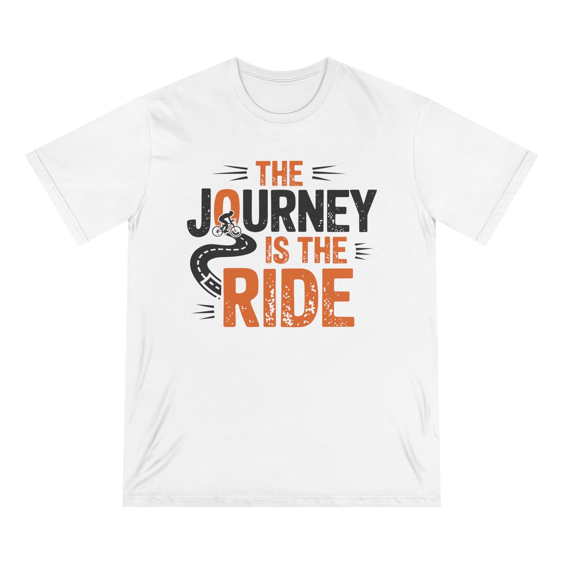 Bike Journey Men 100% Organic Cotton Staple T-Shirt - Canvasses