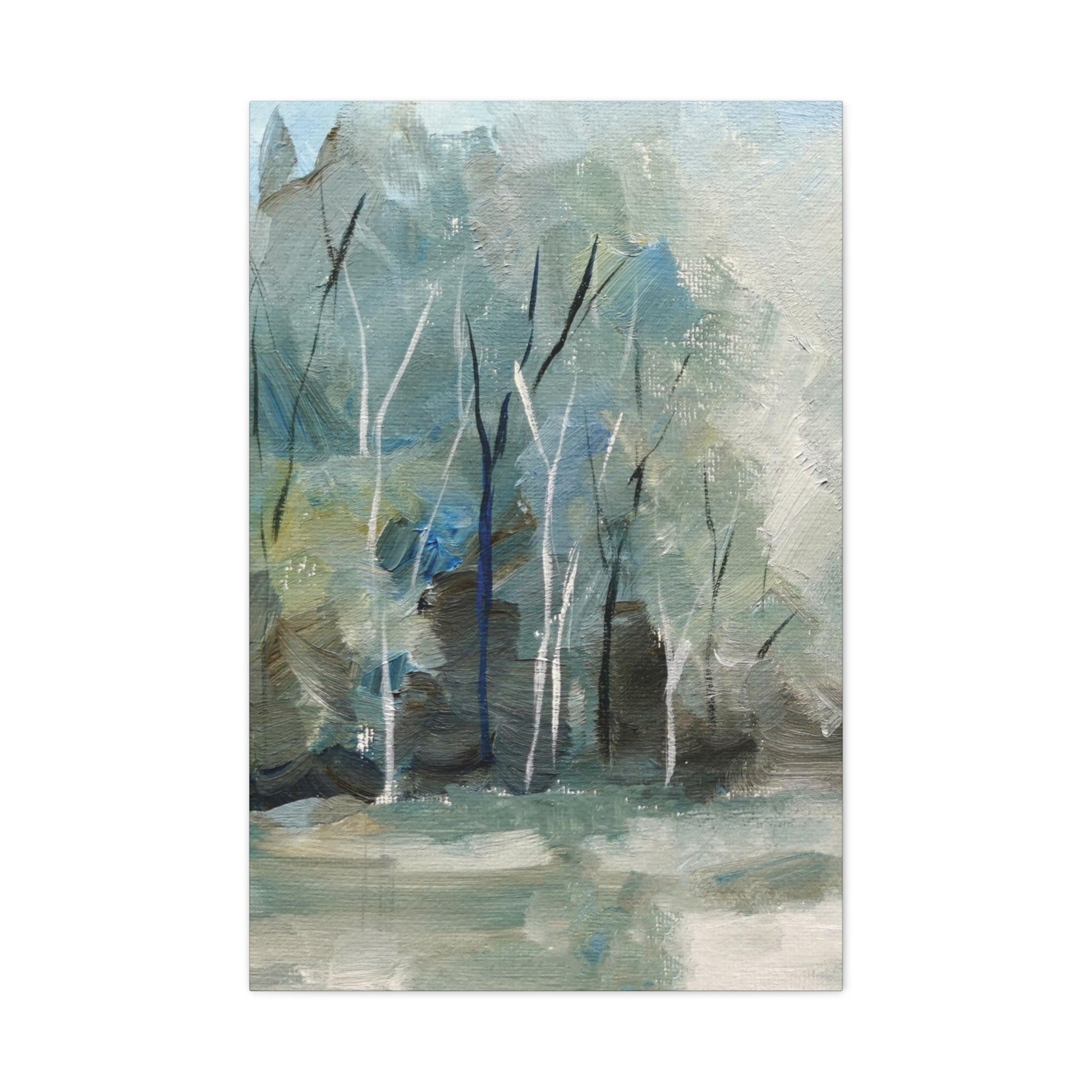 Faded Forest Canvas Wall Art Vertical - Canvasses