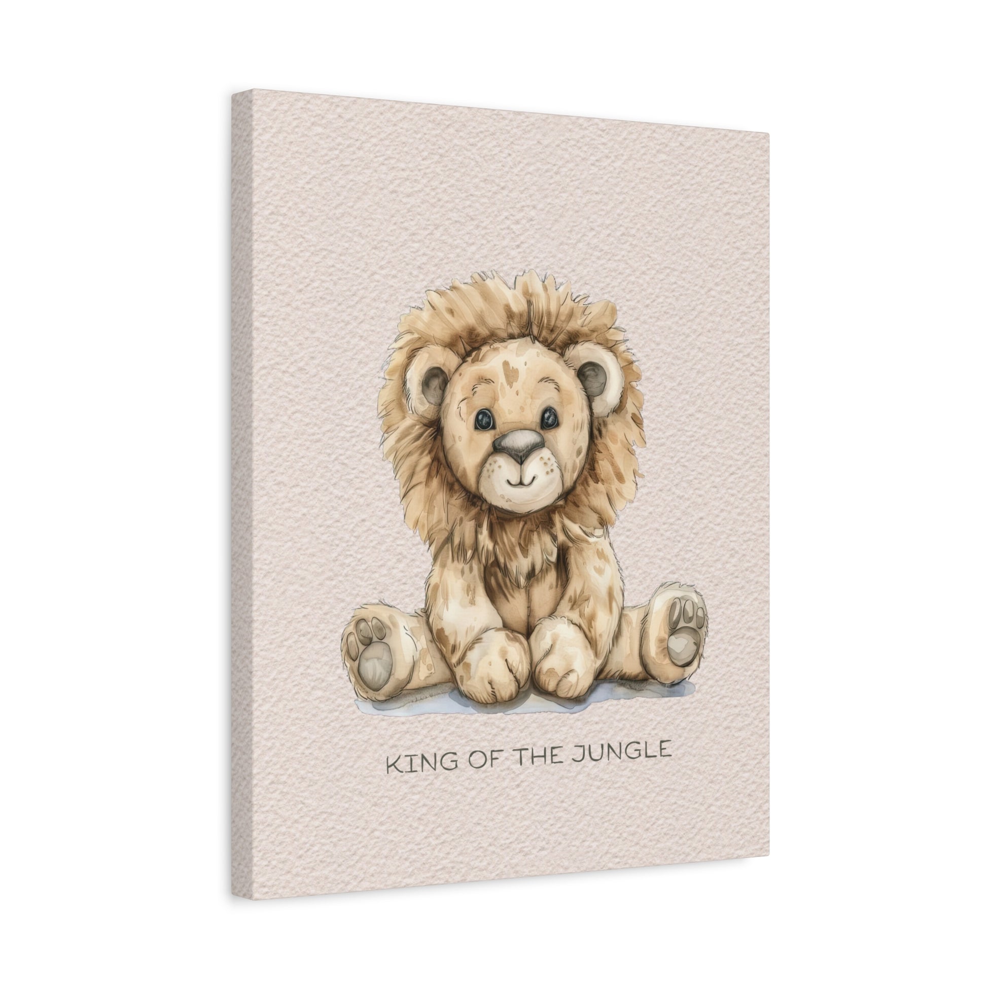 King of the Jungle Canvas Wall Art Vertical - Canvasses