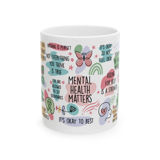 Mental Health Matters Coffee Mug - Canvasses