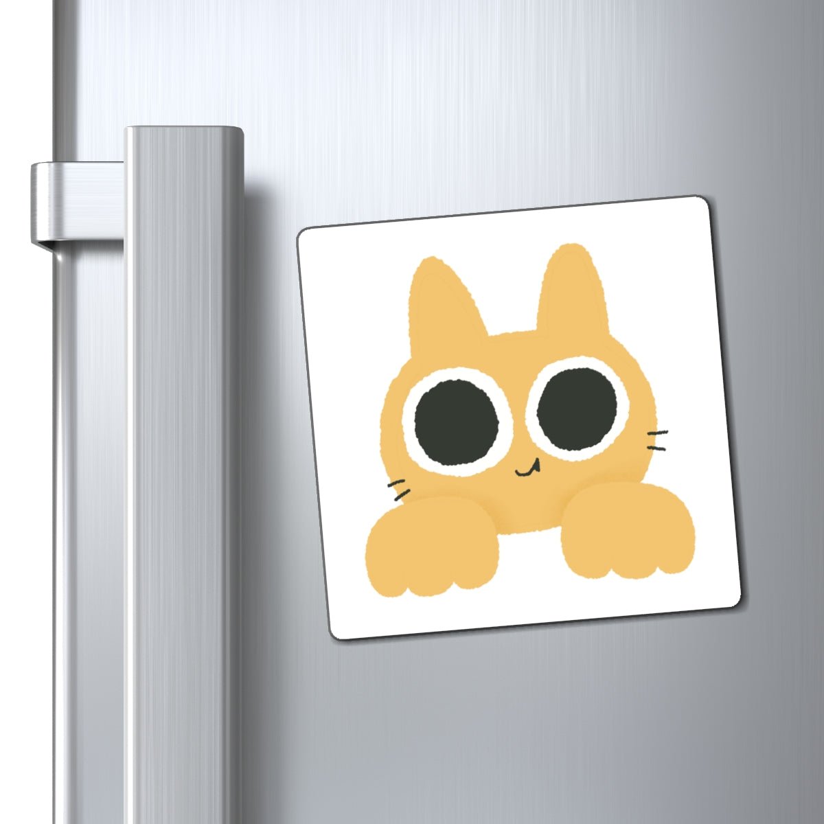 Sunny Peeker Square Magnet - Canvasses