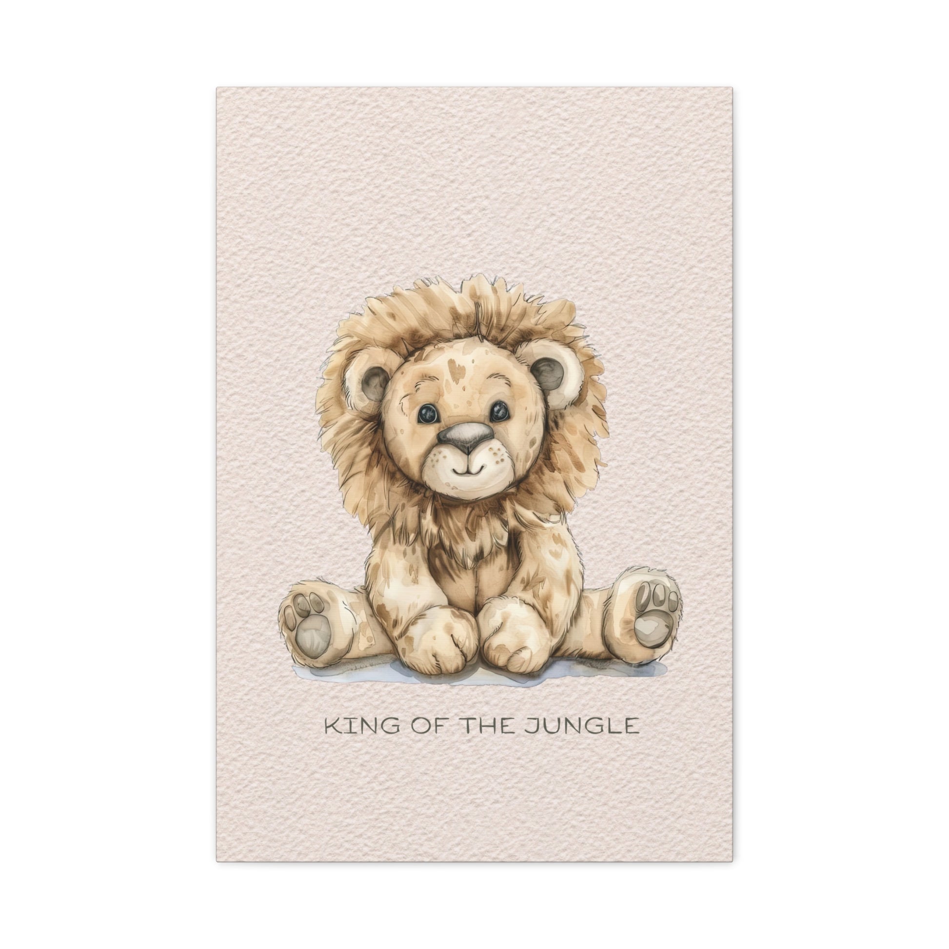 King of the Jungle Canvas Wall Art Vertical - Canvasses