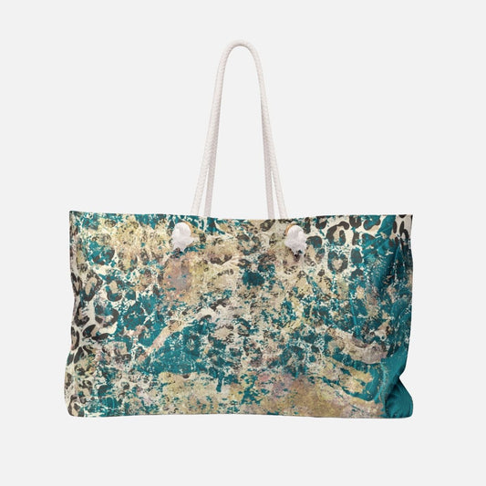 Leopard Lagoon Oversized Bag - Canvasses