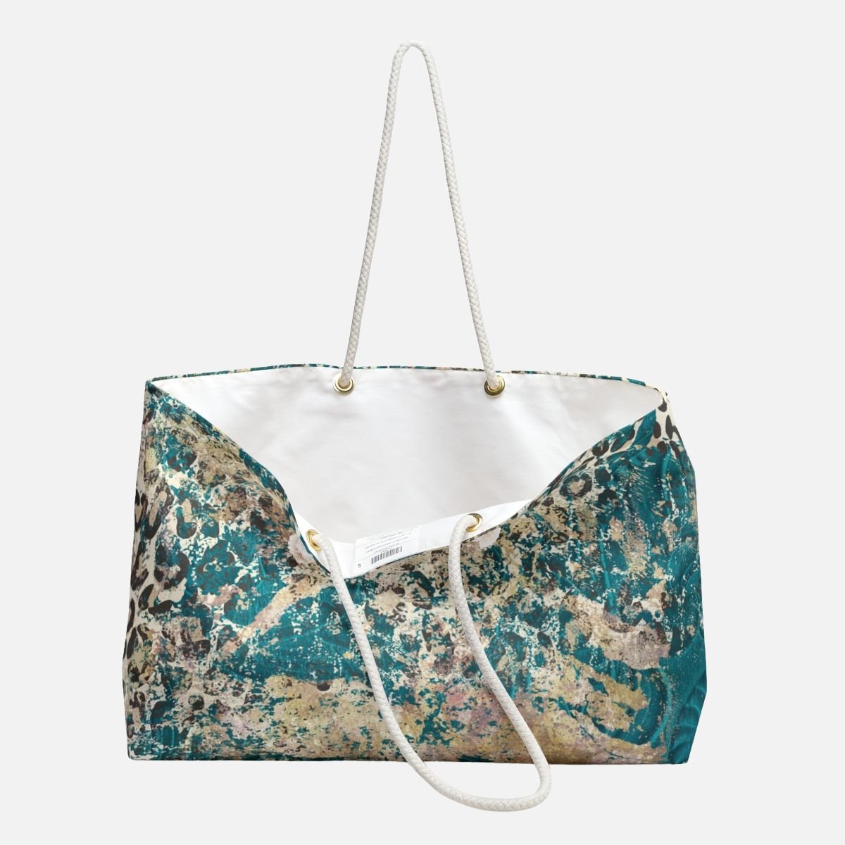 Leopard Lagoon Oversized Bag - Canvasses