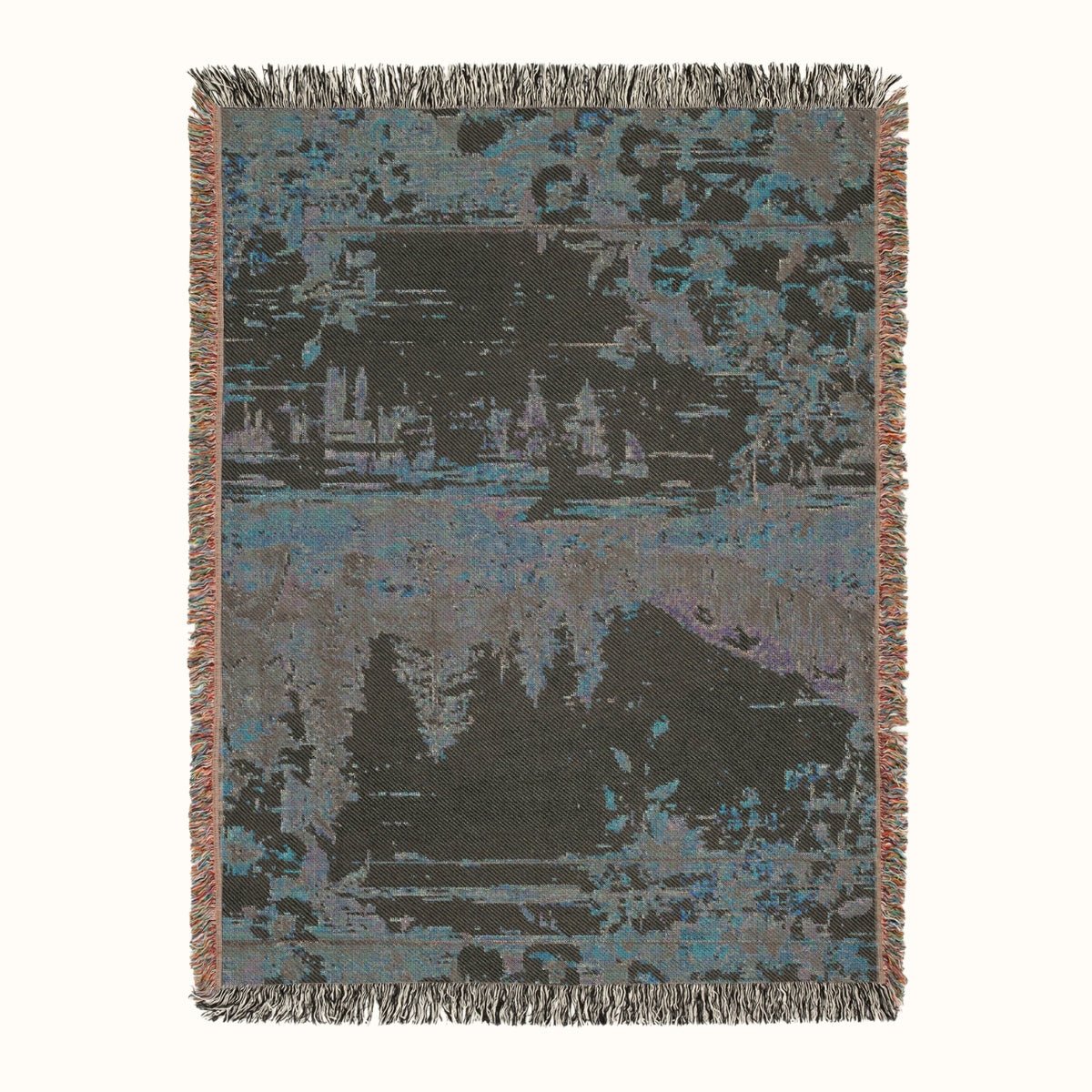 Rustic Yellowstone 100% Cotton Woven Blanket - Canvasses