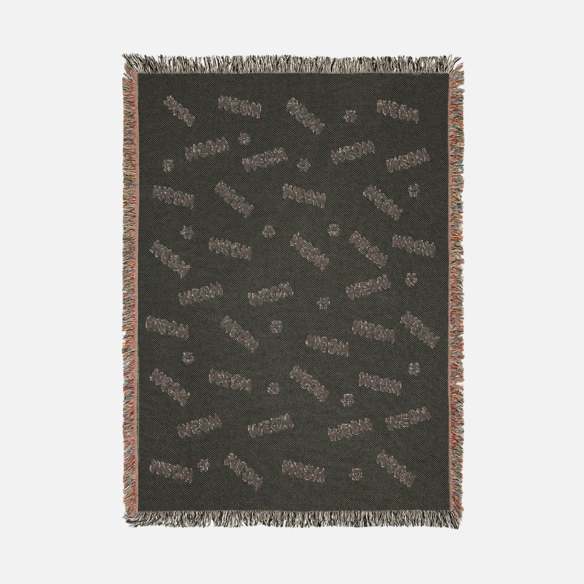 Meow Meow 100% Cotton Woven Blanket - Canvasses