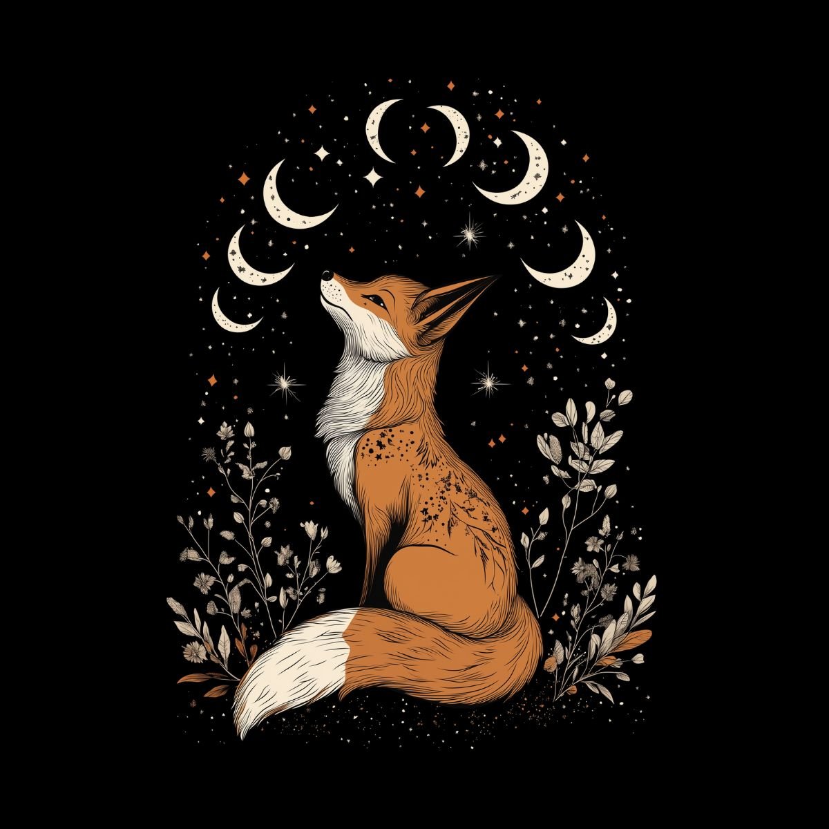 Folklore Fox 20oz Skinny Tumbler - Canvasses