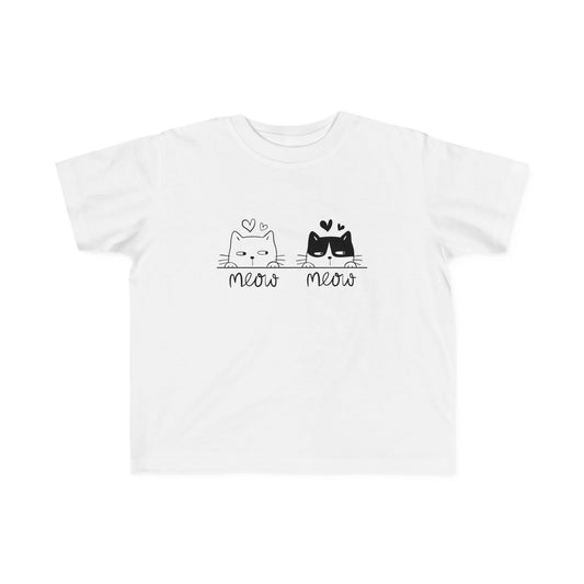 Meow Meow Toddlers 100% Cotton T-Shirt