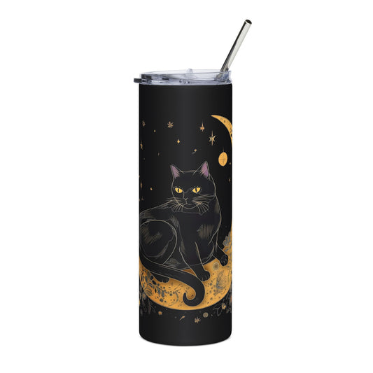 Celestial Cat 20 oz Skinny Tumbler - Canvasses