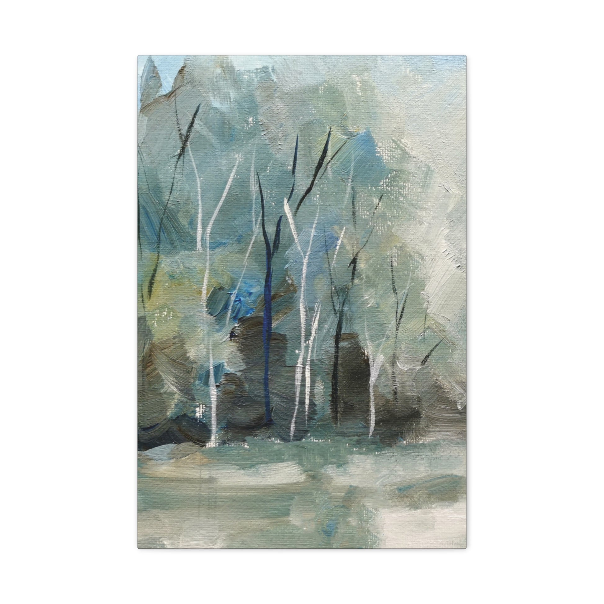 Faded Forest Canvas Wall Art Vertical - Canvasses