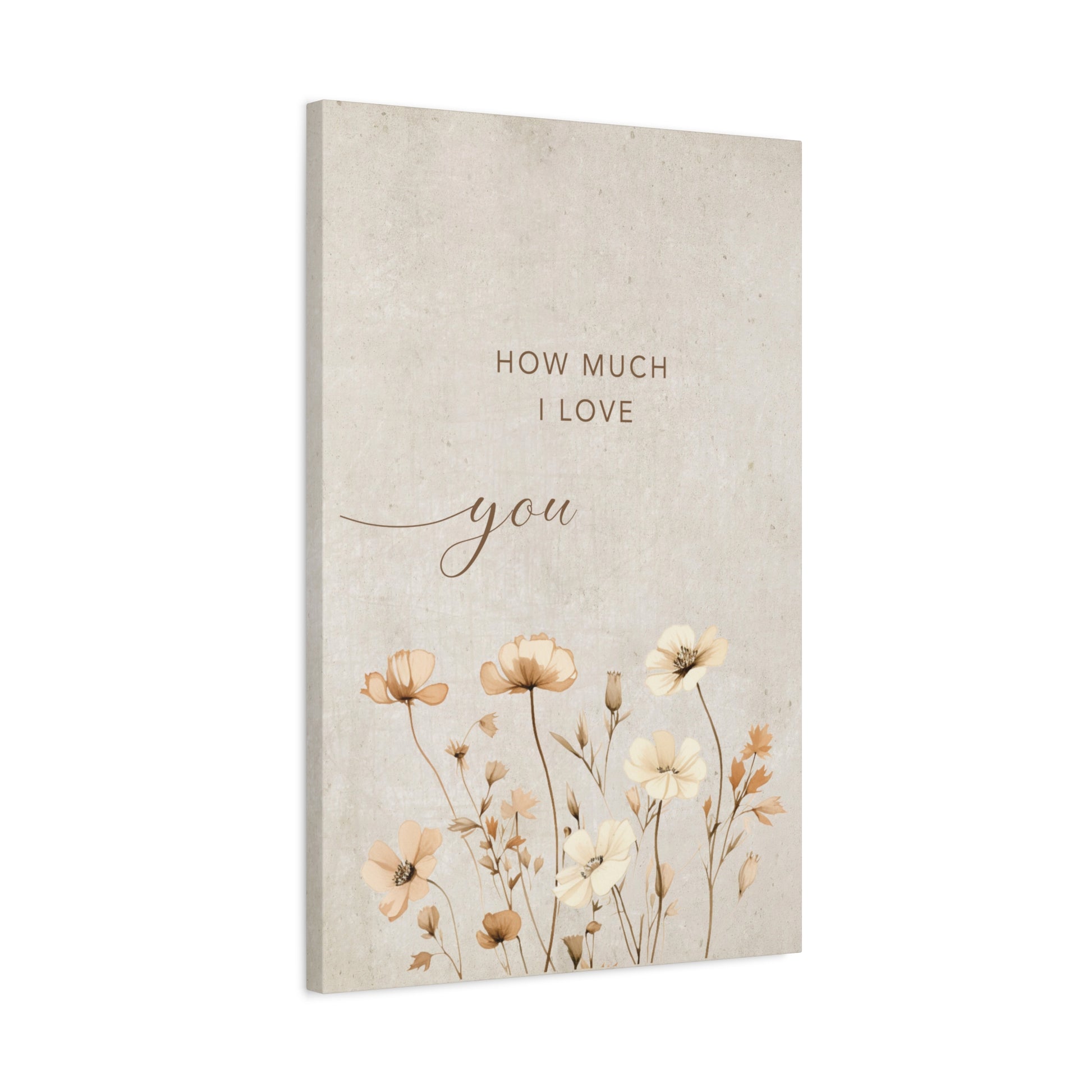 Dearest Wildflower II Canvas Wall Art Vertical - Canvasses