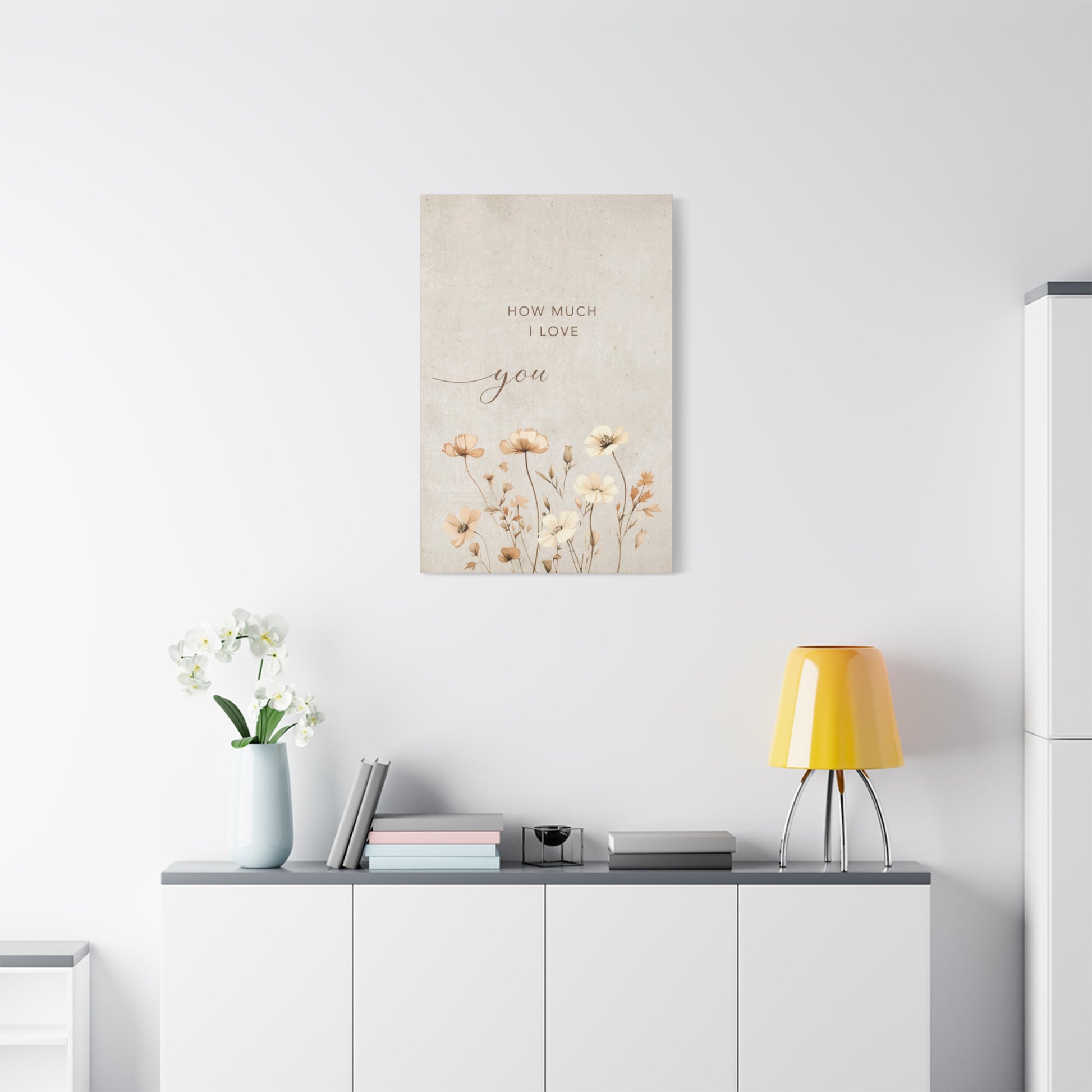 Dearest Wildflower II Canvas Wall Art Vertical - Canvasses
