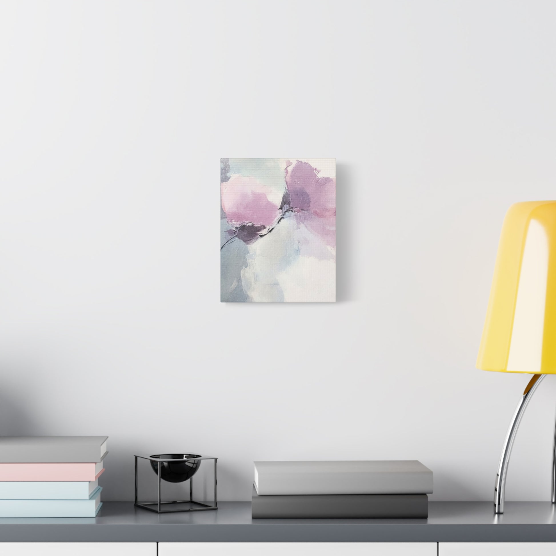 Lavender Roses Canvas Wall Art Vertical - Canvasses