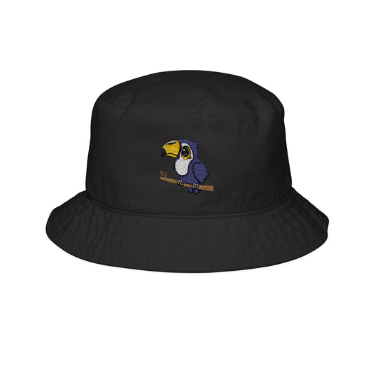 Toucan Embroidery Bucket Hat