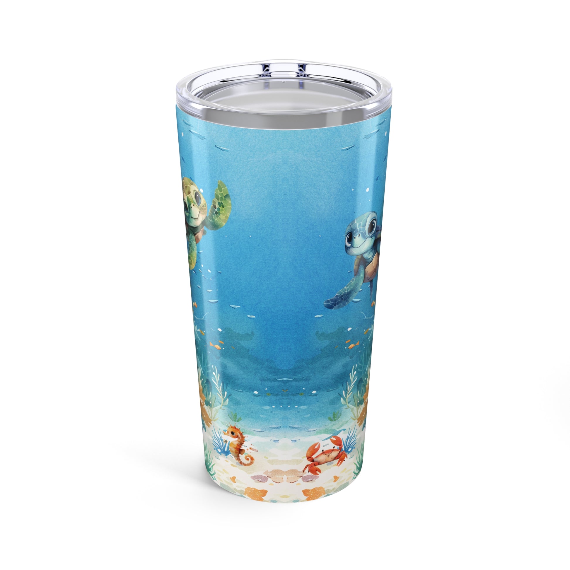 Underwater Turtles 20 oz Stainless Steel Tumbler - Canvasses