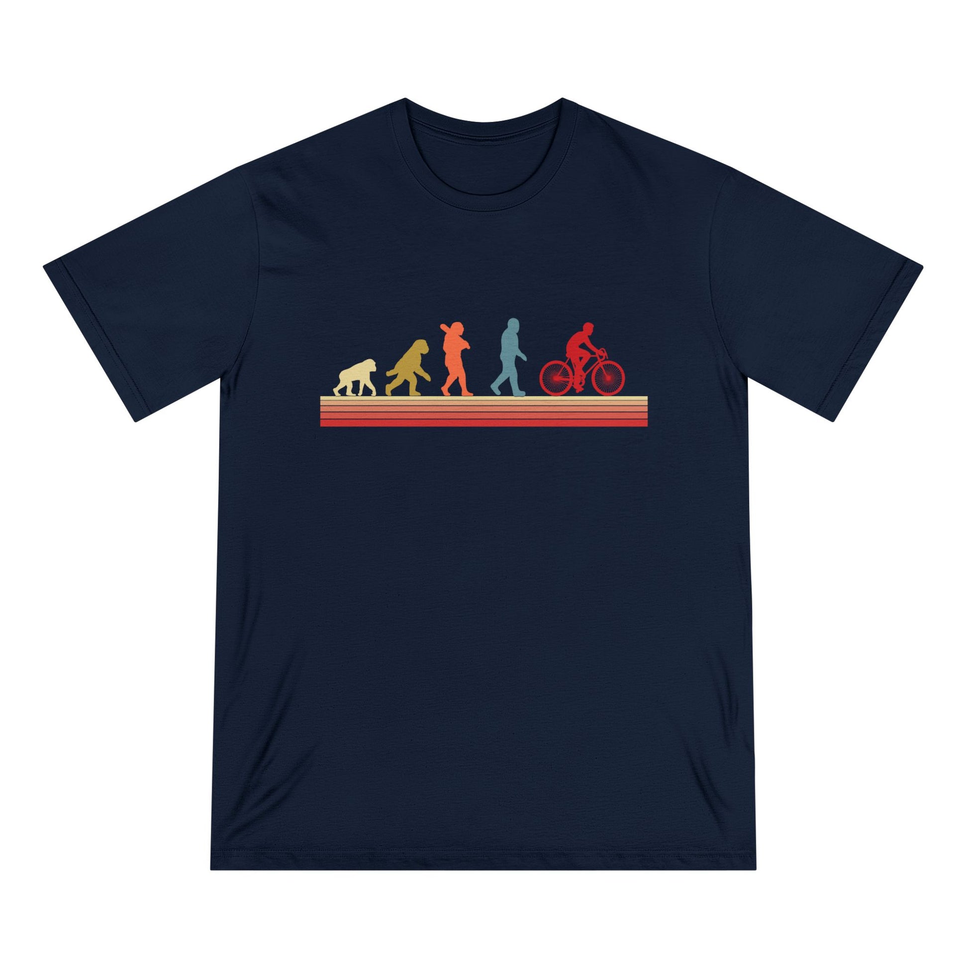 Cycling Evolution Men 100% Organic Cotton Staple T-Shirt - Canvasses