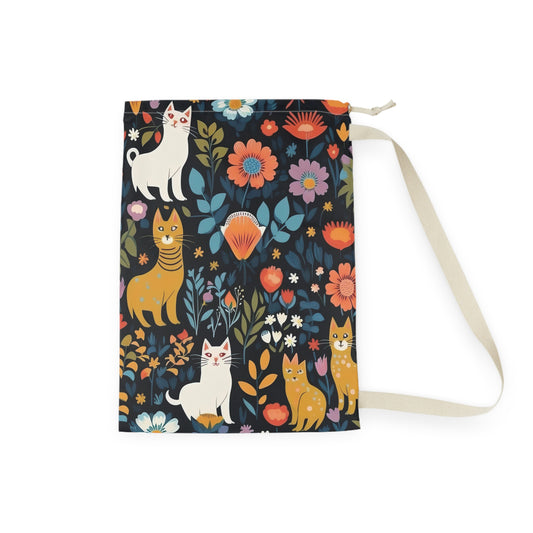 Boho Cats Laundry Bag - Canvasses