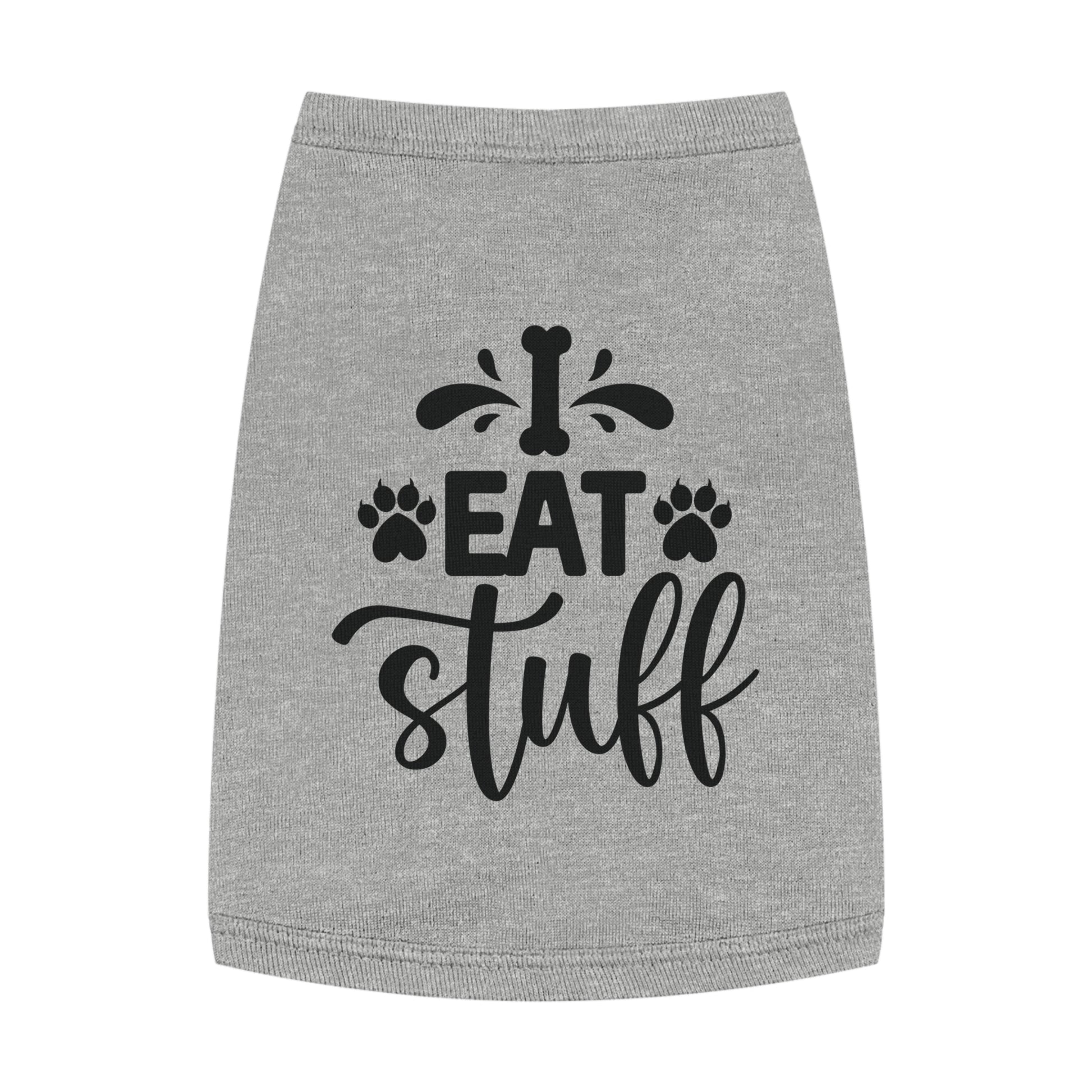 I Eat Stuff Pet Tank Top - Canvasses