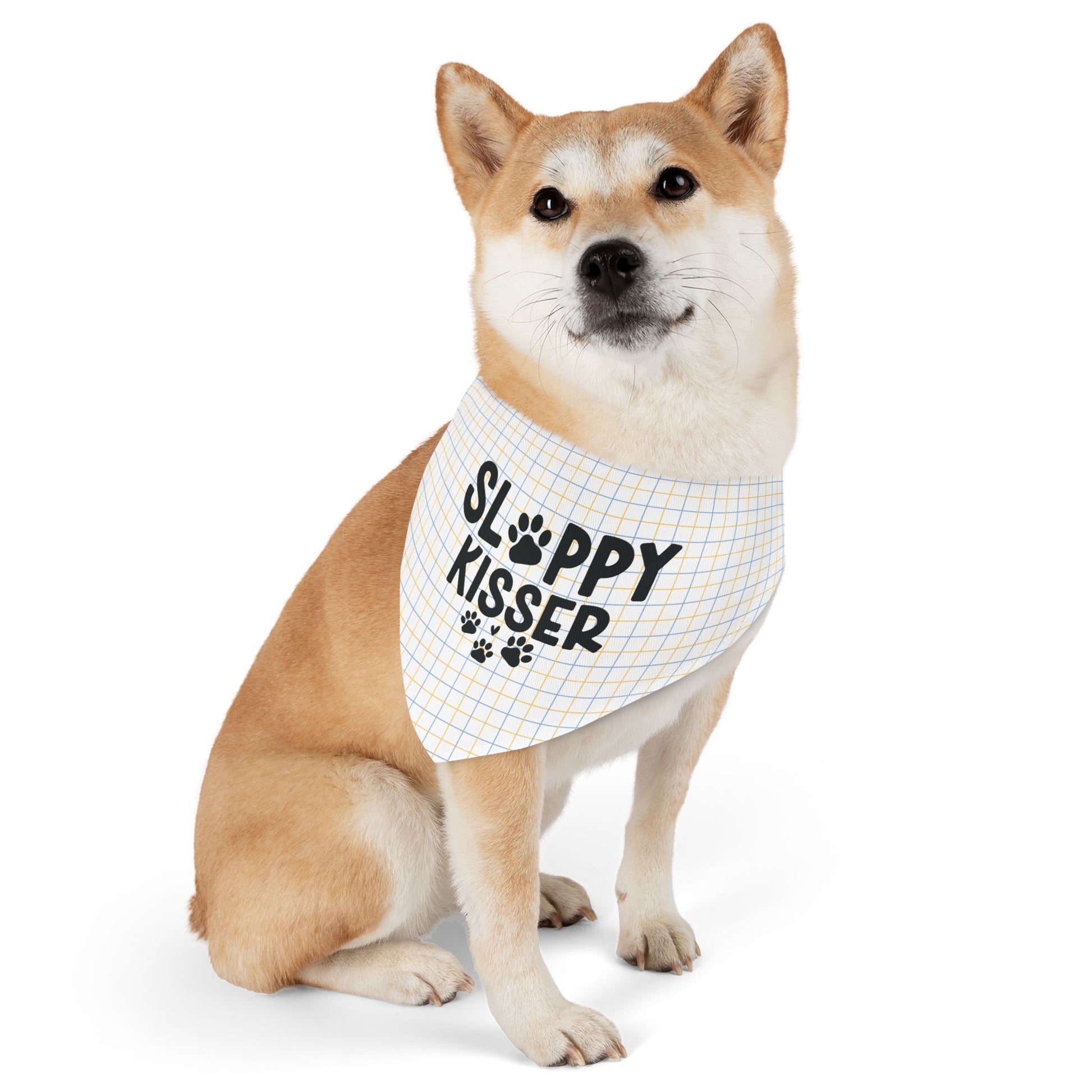 Sloppy Kisser Pet Bandana Collar - Canvasses