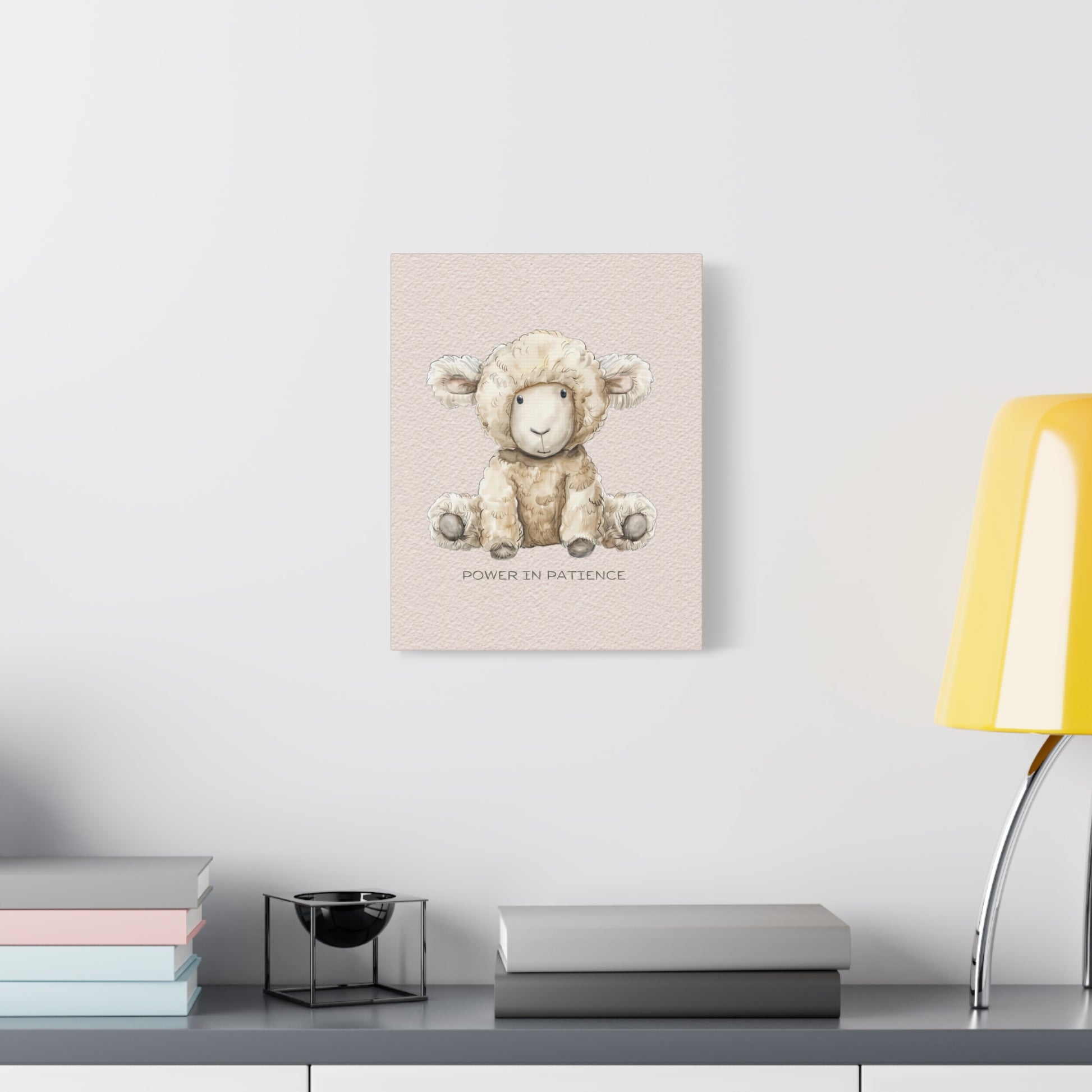 Power in Patience Canvas Wall Art Vertical - Canvasses