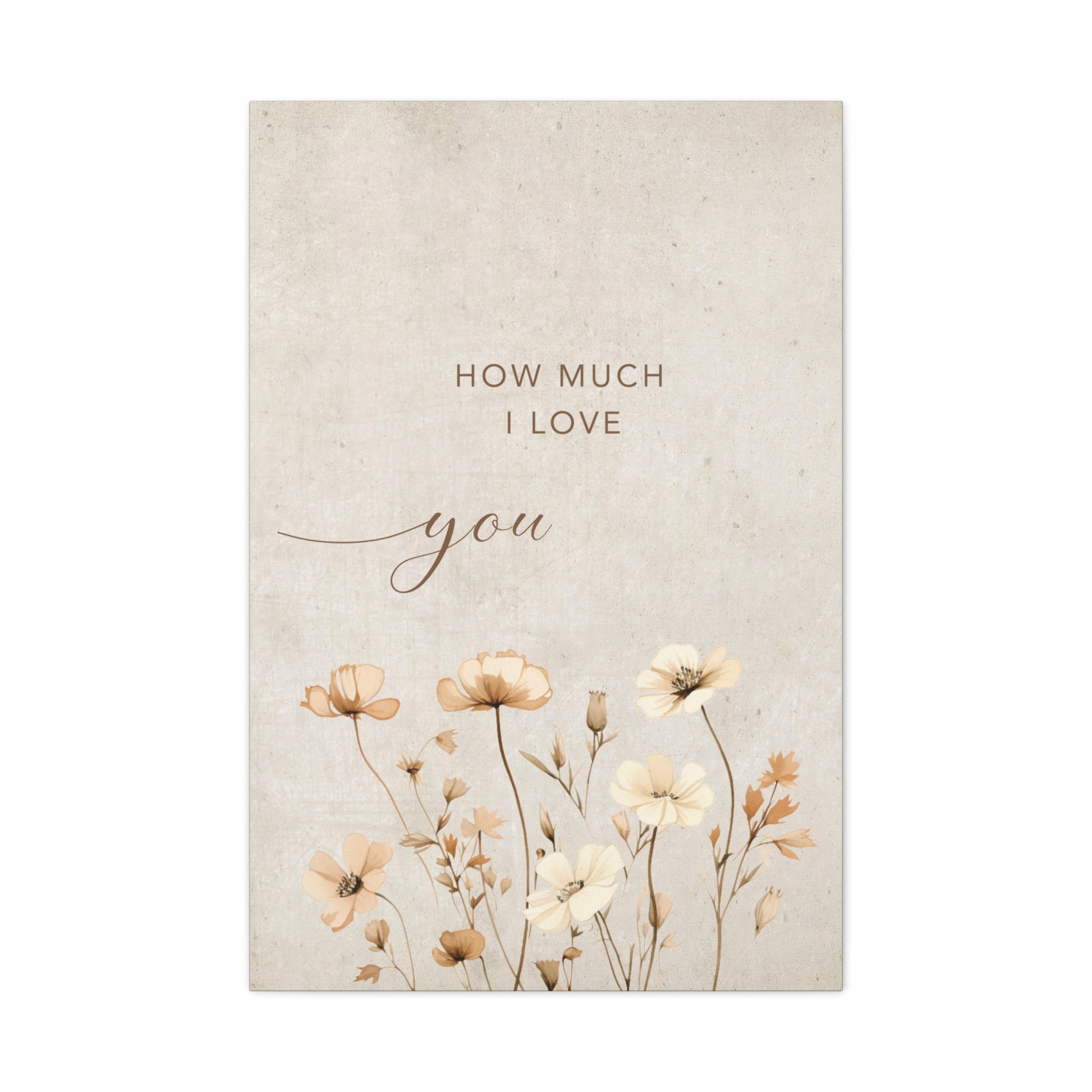 Dearest Wildflower II Canvas Wall Art Vertical - Canvasses
