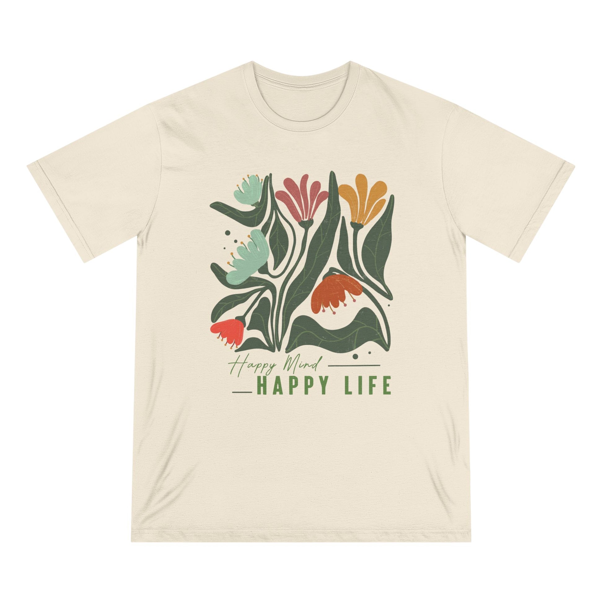 Boho Happy Life Women 100% Organic Cotton T-Shirt - Canvasses
