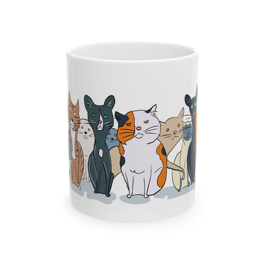 Cat Family Coffee Mug - Canvasses