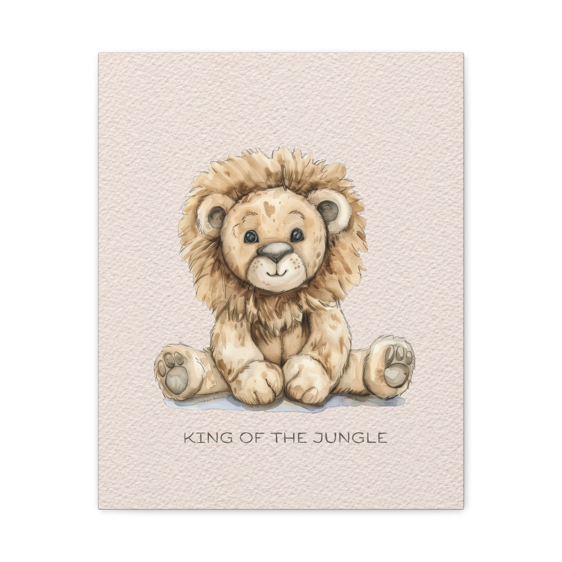 King of the Jungle Canvas Wall Art Vertical - Canvasses
