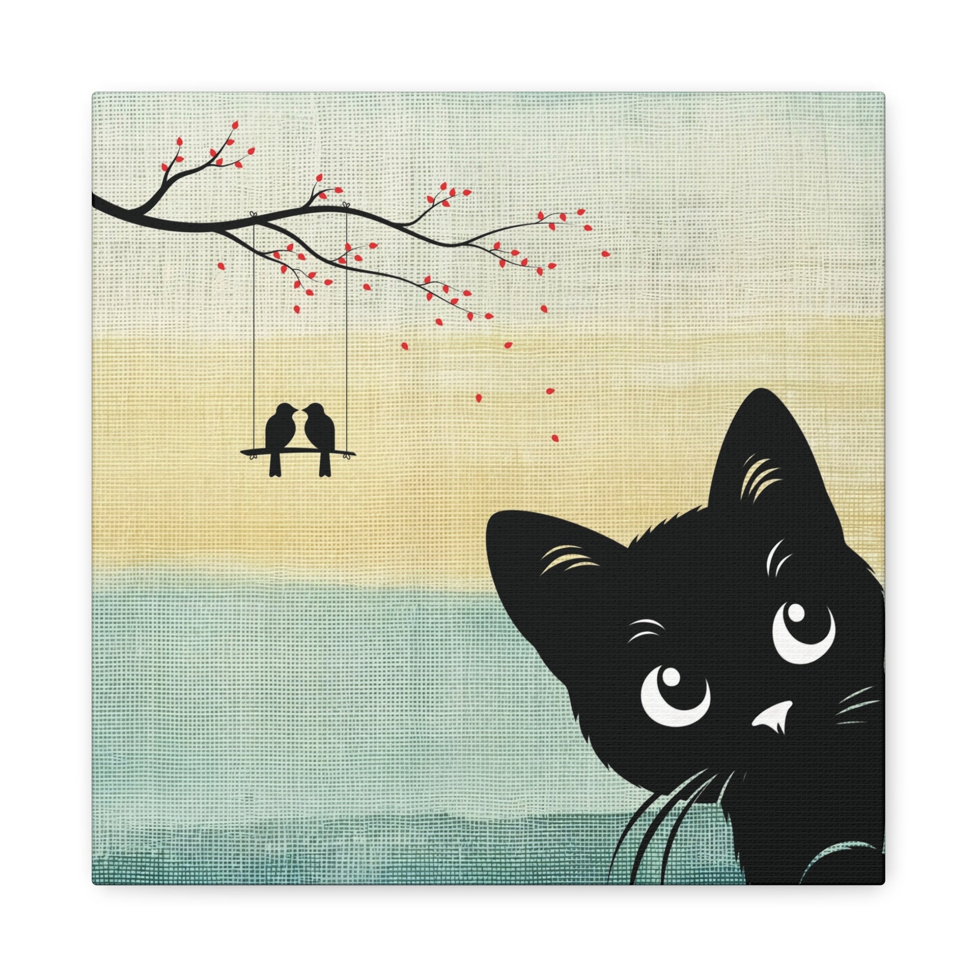 Peekaboo Canvas Wall Art Square - Canvasses