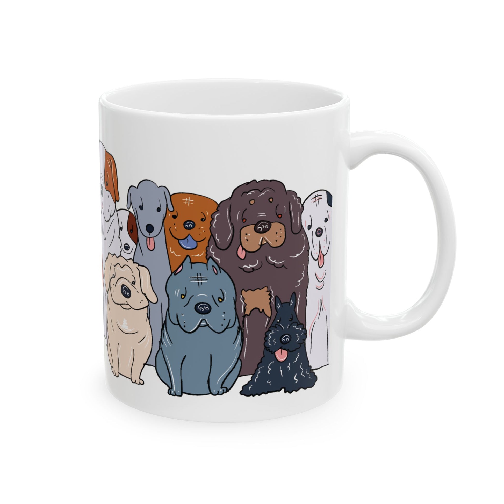 Dog Family Coffee Mug - Canvasses