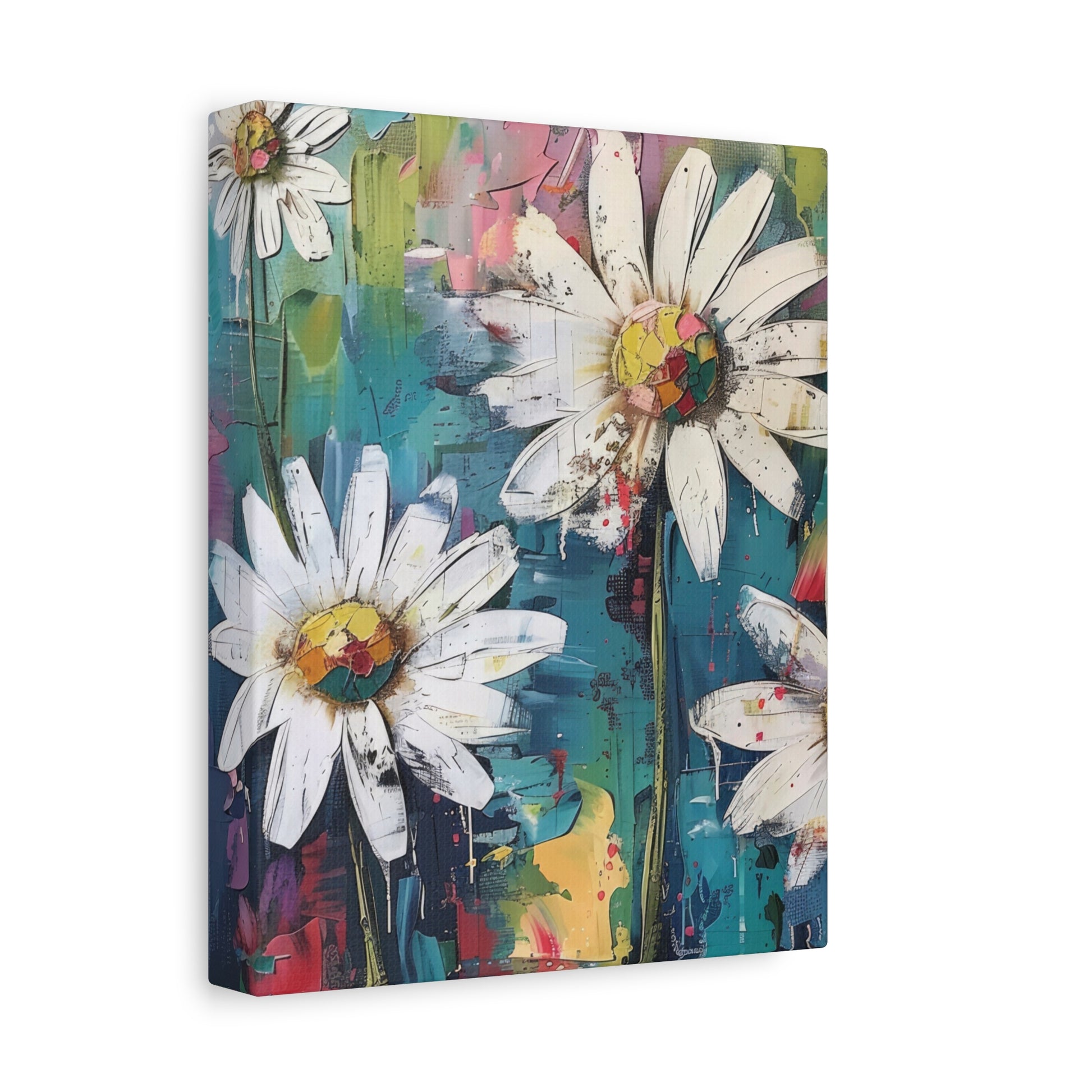 Daisy Daydreams Canvas Wall Art Vertical - Canvasses