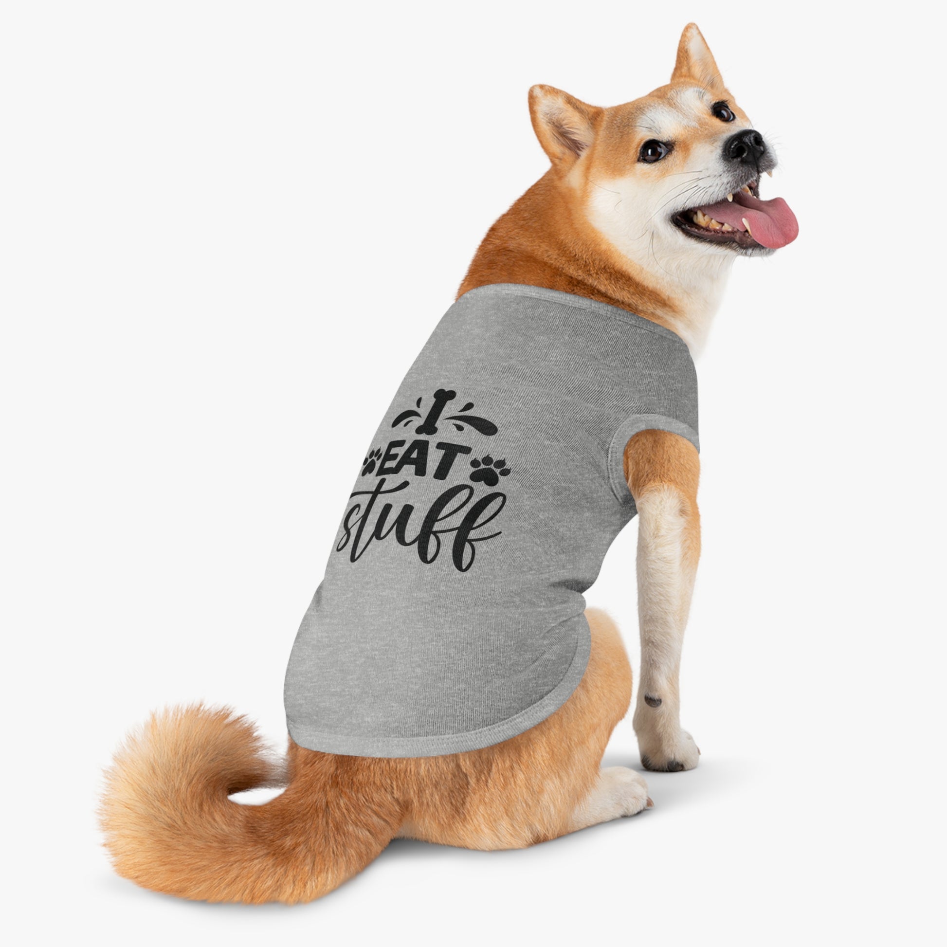 I Eat Stuff Pet Tank Top - Canvasses