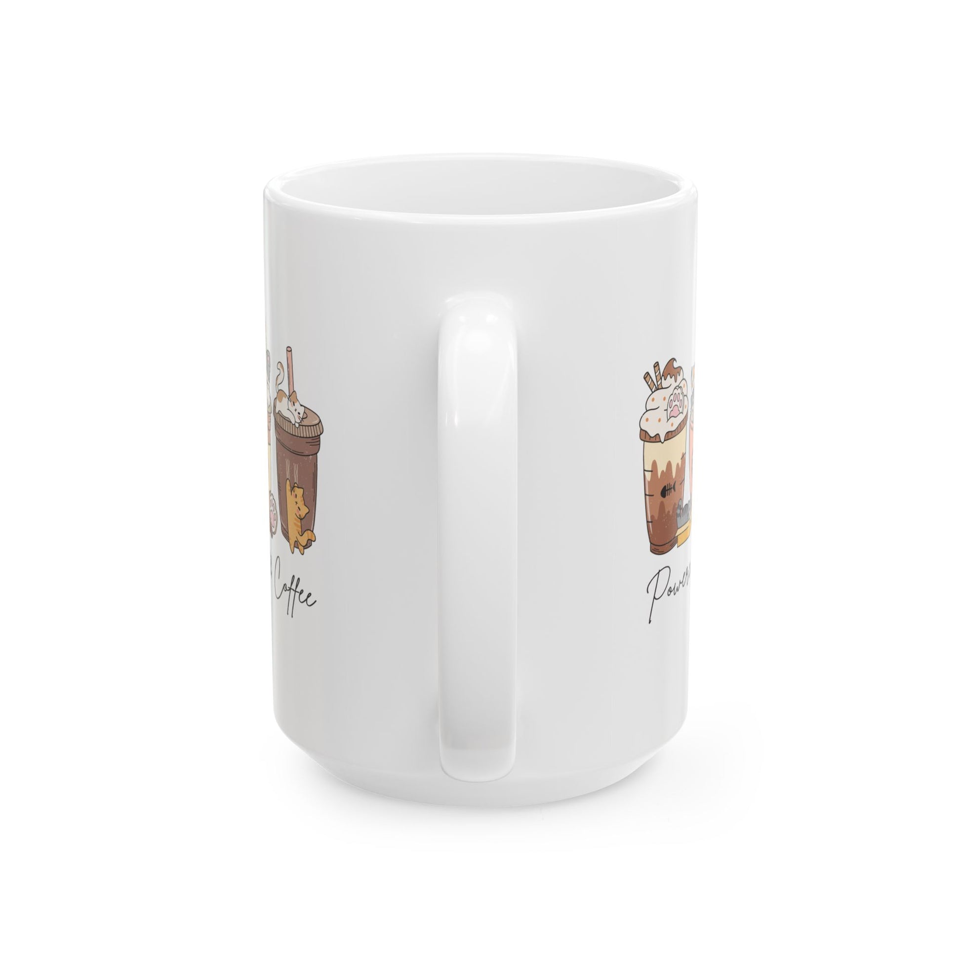 Powered by Cats Coffee Mug - Canvasses
