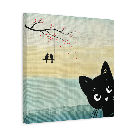 Peekaboo Canvas Wall Art Square - Canvasses