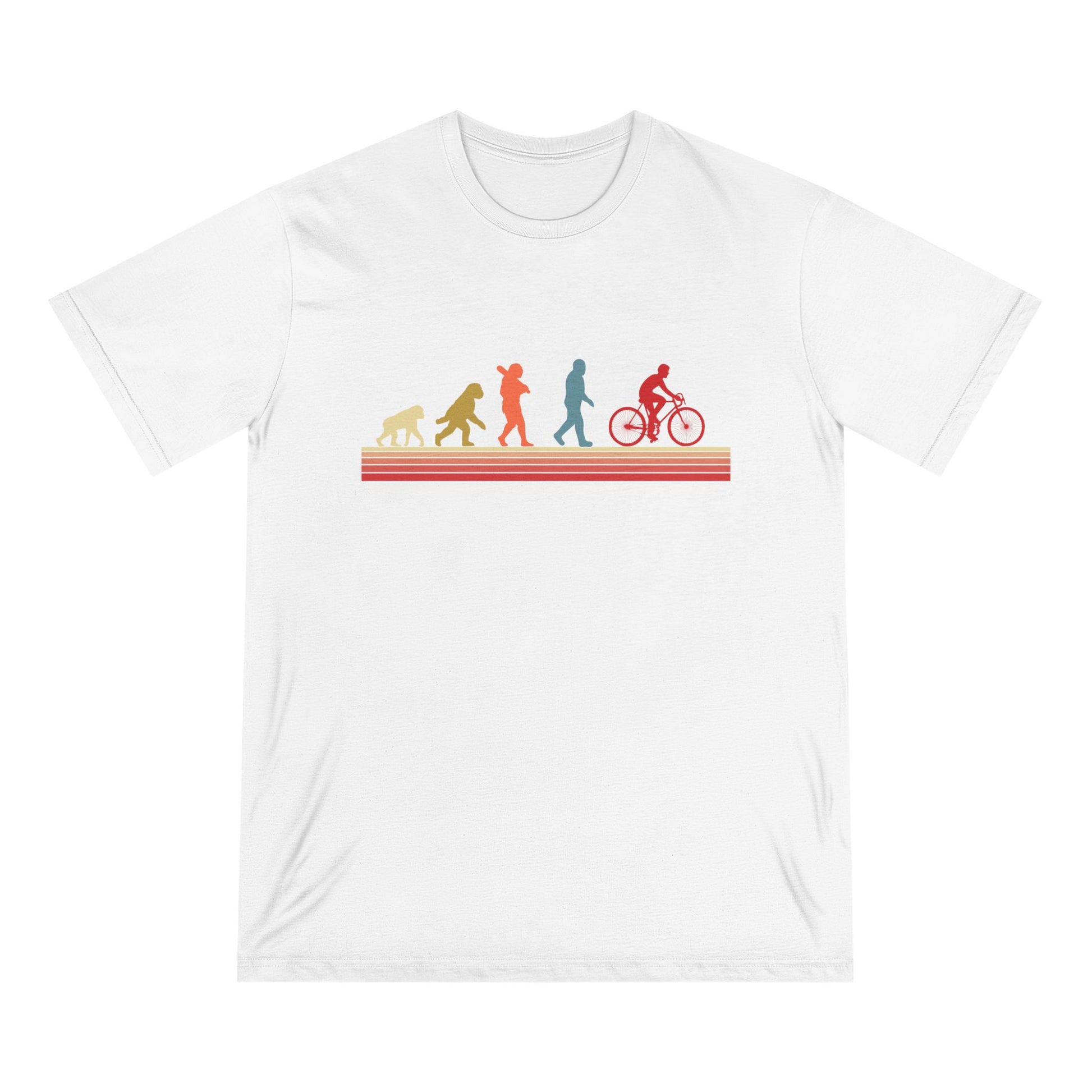 Cycling Evolution Men 100% Organic Cotton Staple T-Shirt - Canvasses